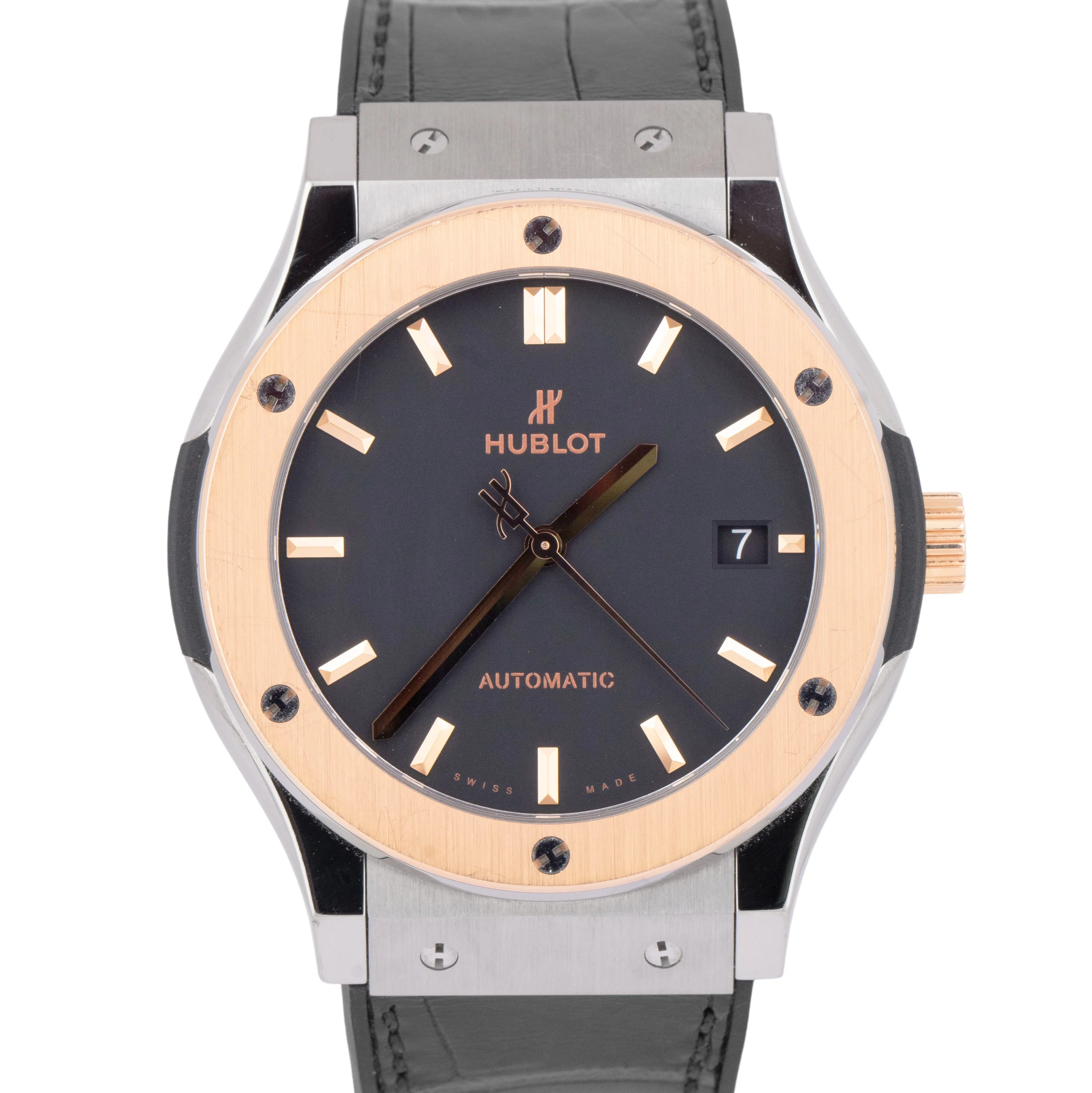 MINT PAPERS Hublot Classic Fusion Titanium 18K Leather 45mm 511.NO.1181.LR BOX