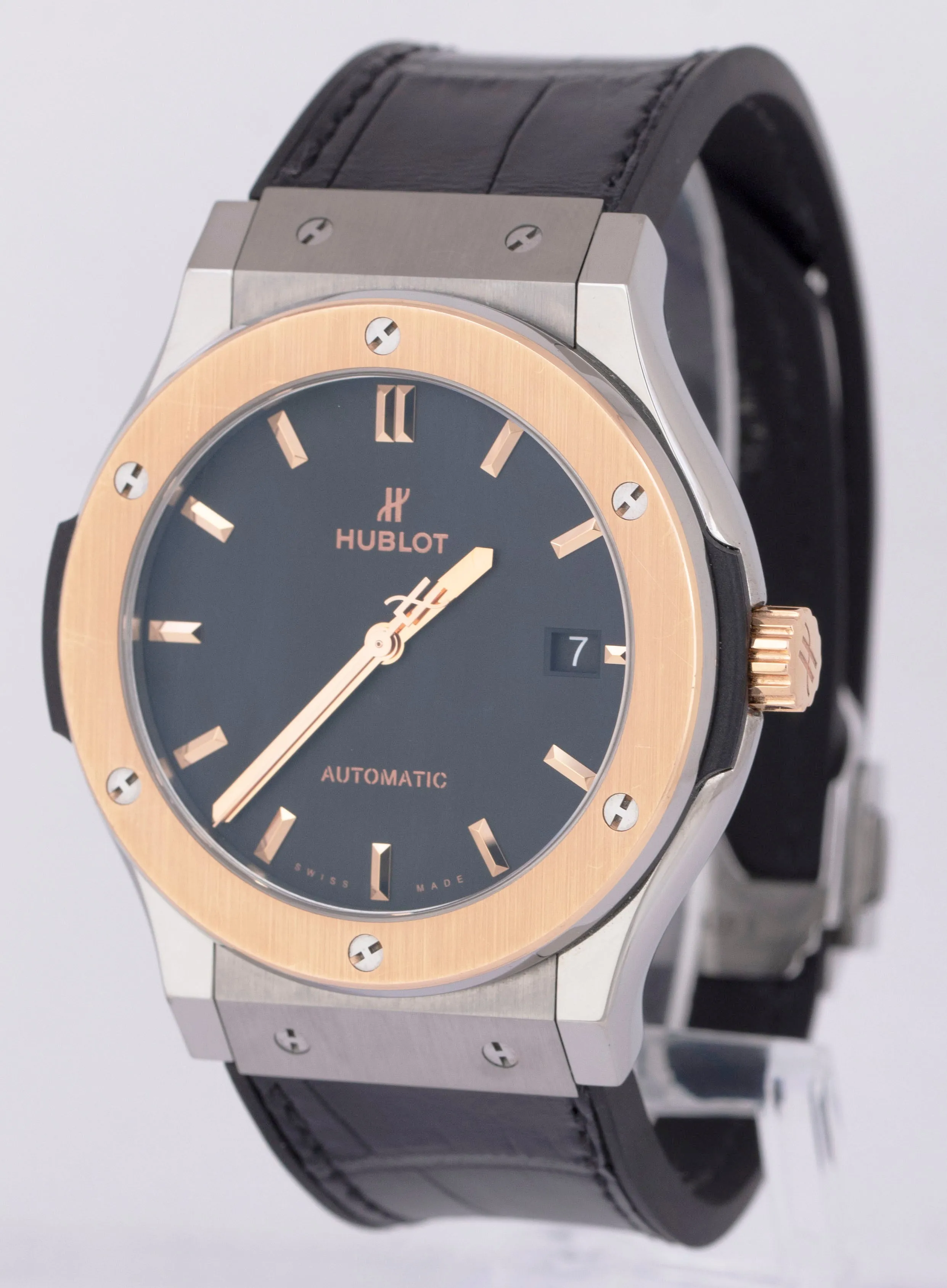MINT PAPERS Hublot Classic Fusion Titanium 18K Leather 45mm 511.NO.1181.LR BOX