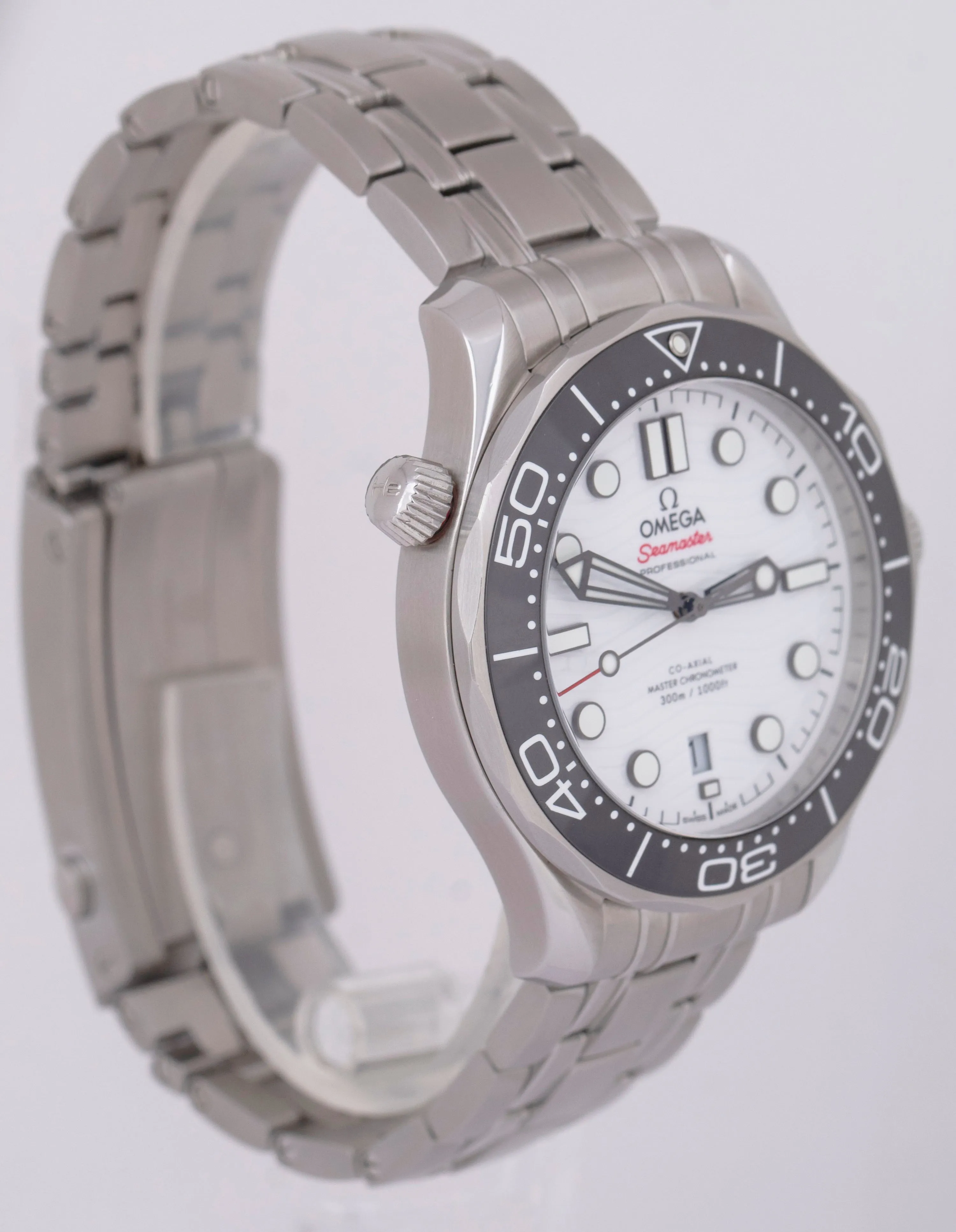 MINT PAPERS Omega Seamaster Diver 300M 42mm White Wave 210.30.42.20.04.001 BOX