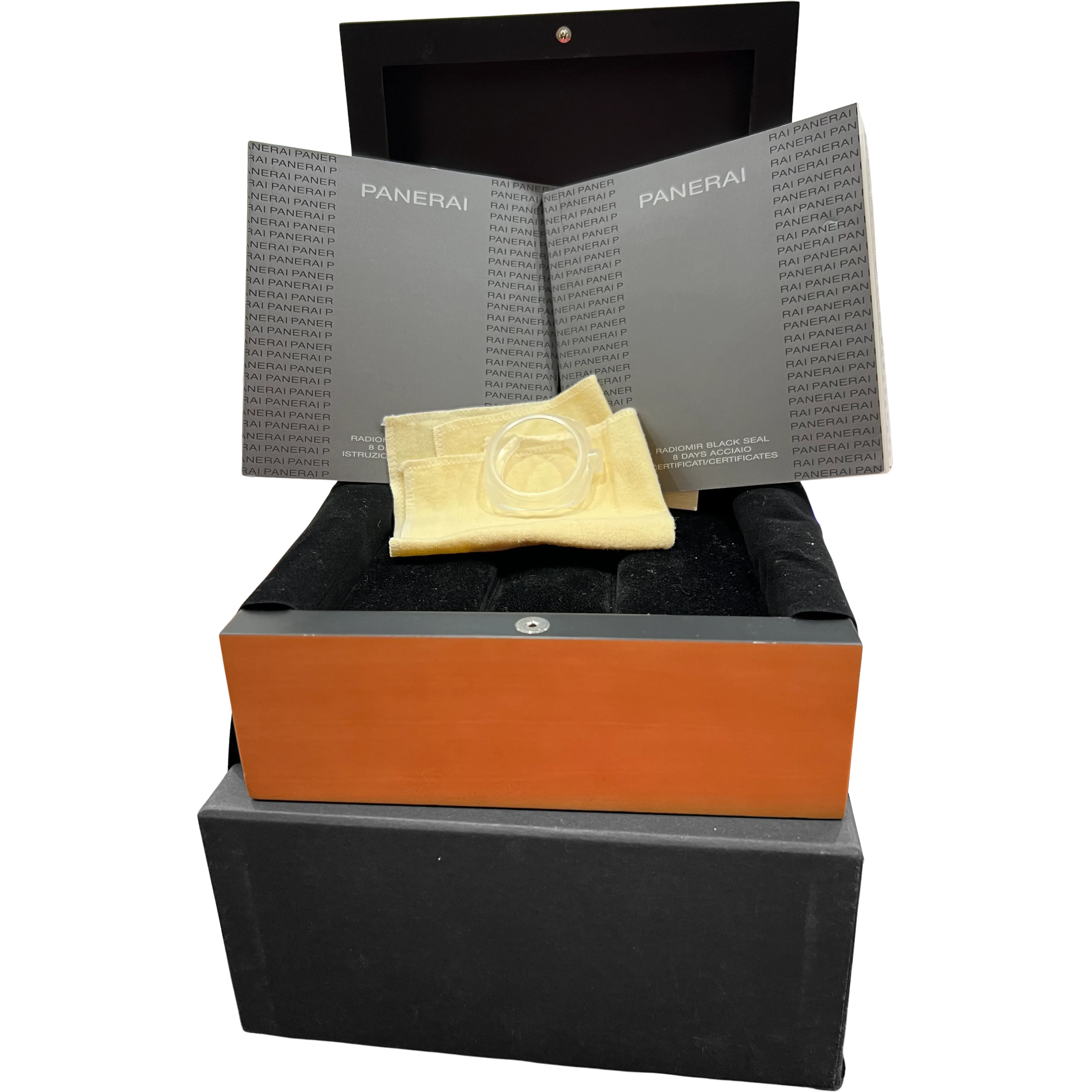 MINT PAPERS Panerai Radiomir Black Seal 8 Day PAM 609 45mm PAM00609 Watch BOX