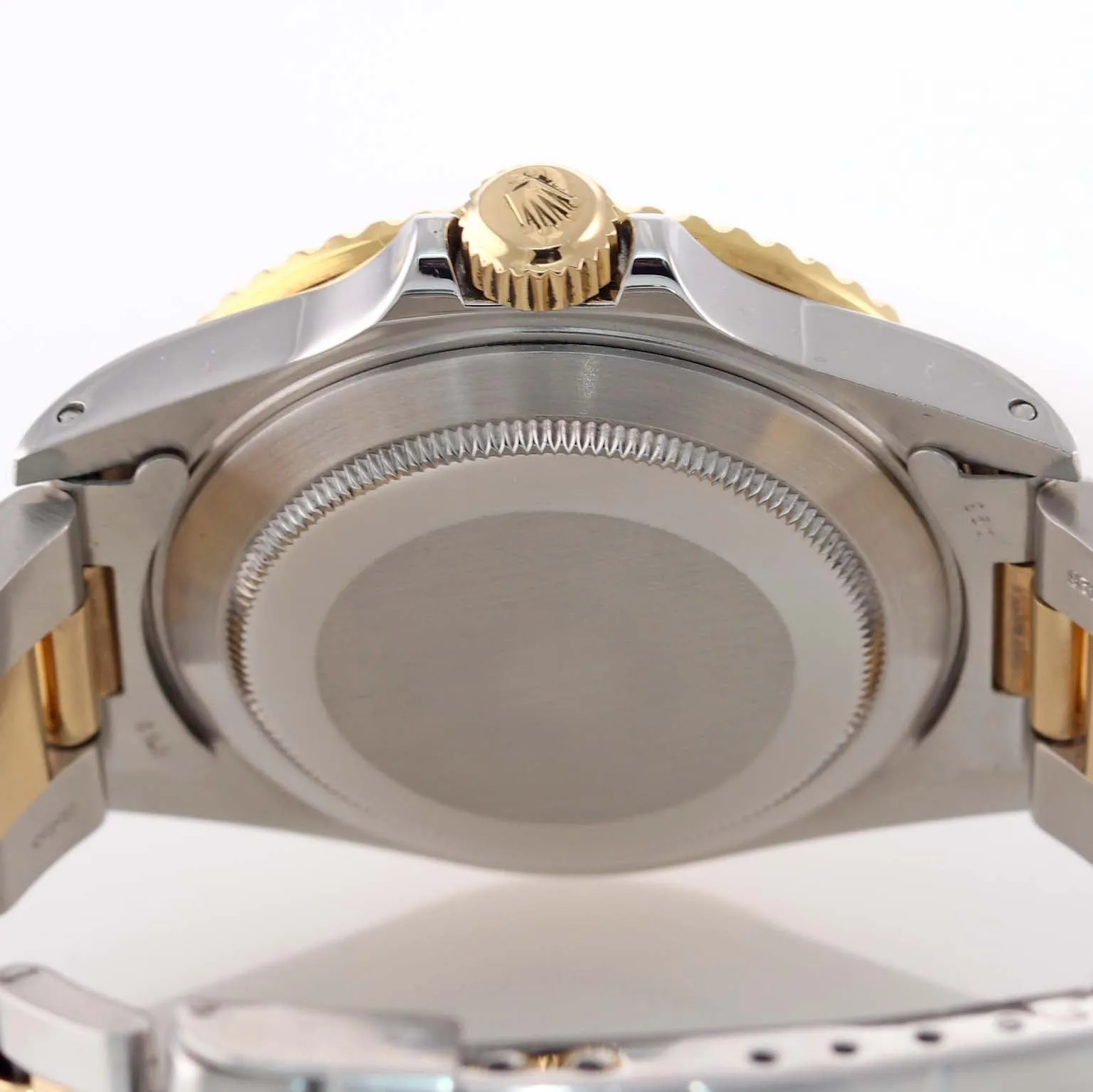 MINT Rolex Submariner Date 16803 Two-Tone Gold Stainless Blue 40mm Diver Watch
