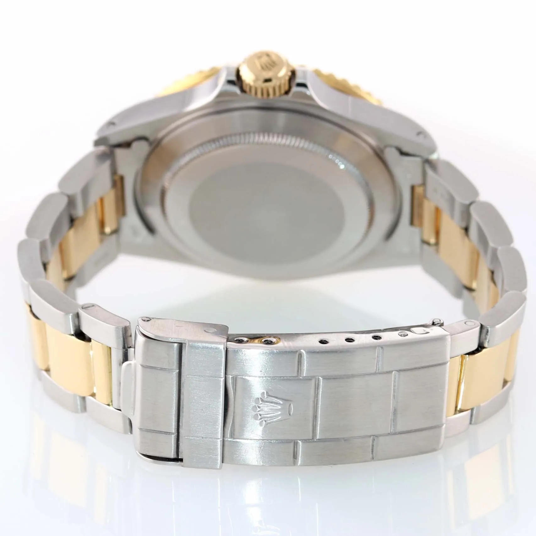 MINT Rolex Submariner Date 16803 Two-Tone Gold Stainless Blue 40mm Diver Watch