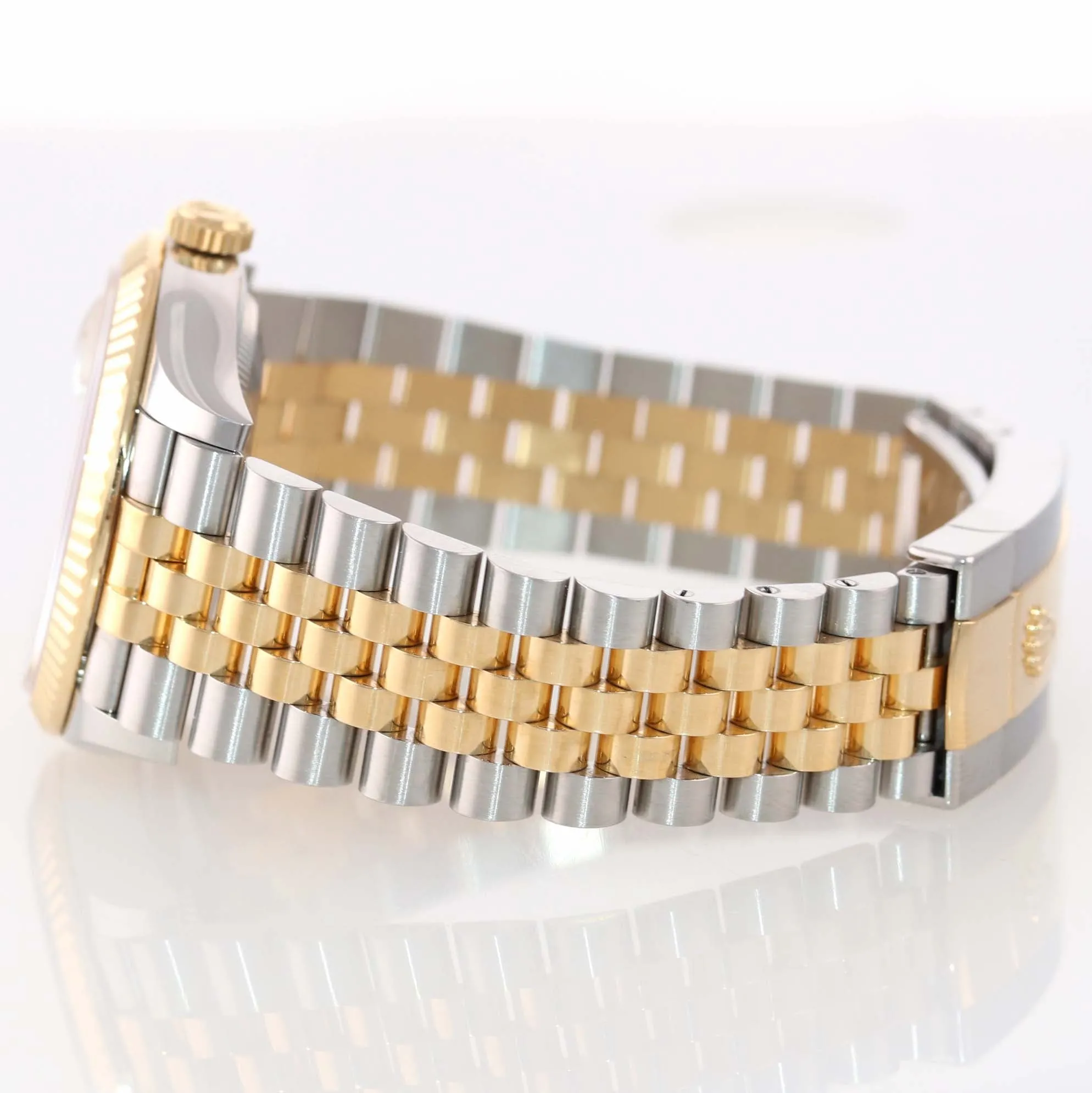 NEW 2019 Rolex Date Just Super Jubilee 126233 Champagne Two Tone Gold Watch Box