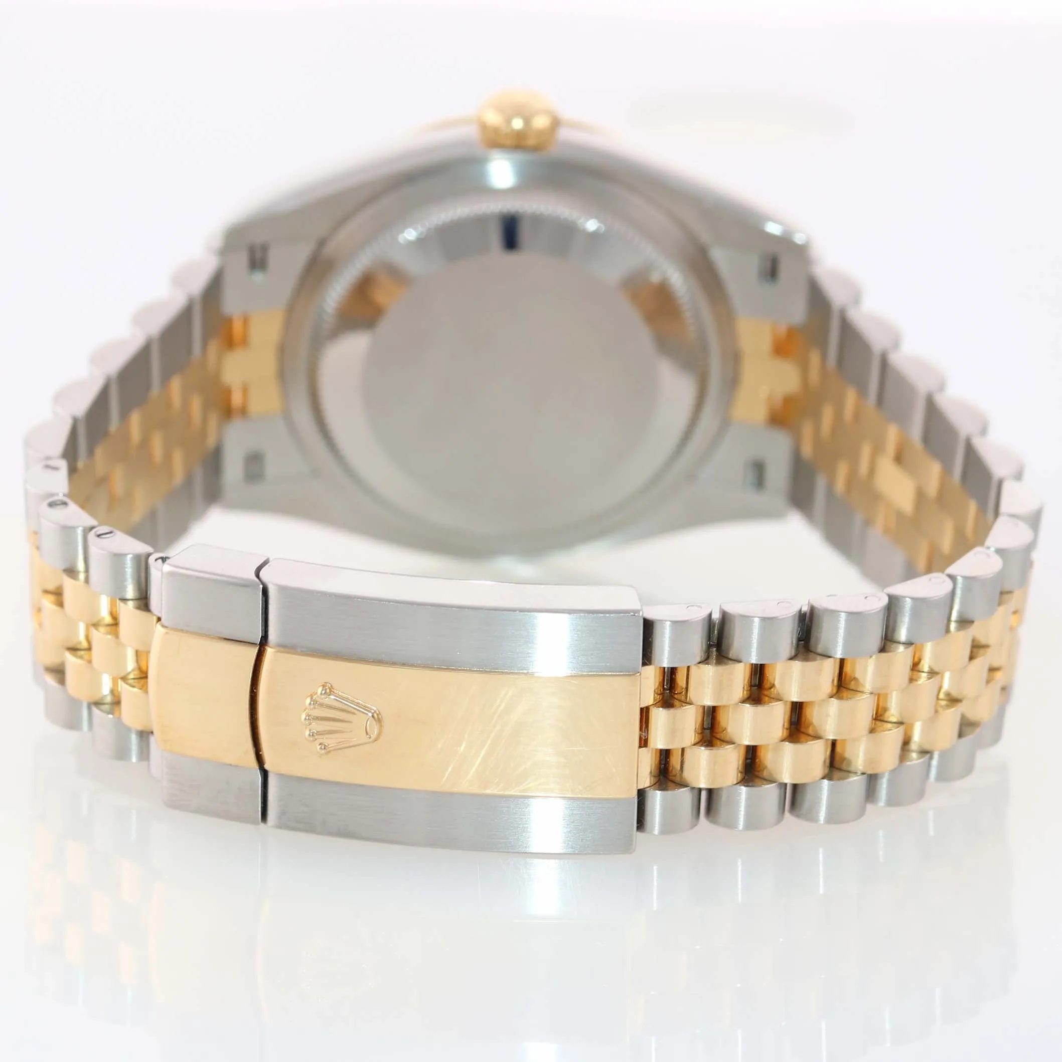 NEW 2019 Rolex Date Just Super Jubilee 126233 Champagne Two Tone Gold Watch Box
