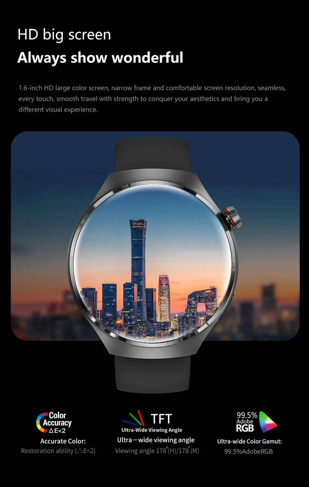 New GPS Sports Track Men's Smart Watch NFC Bluetooth Call Waterproof Smartwatch 360 * 360 HD Touch Screen Smart Men Watches