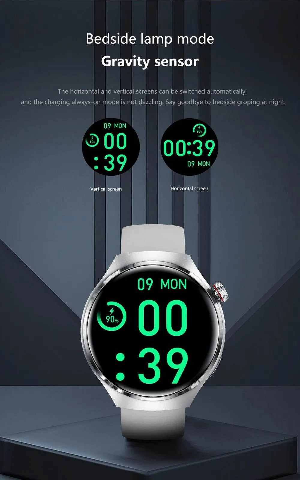 New GPS Sports Track Men's Smart Watch NFC Bluetooth Call Waterproof Smartwatch 360 * 360 HD Touch Screen Smart Men Watches