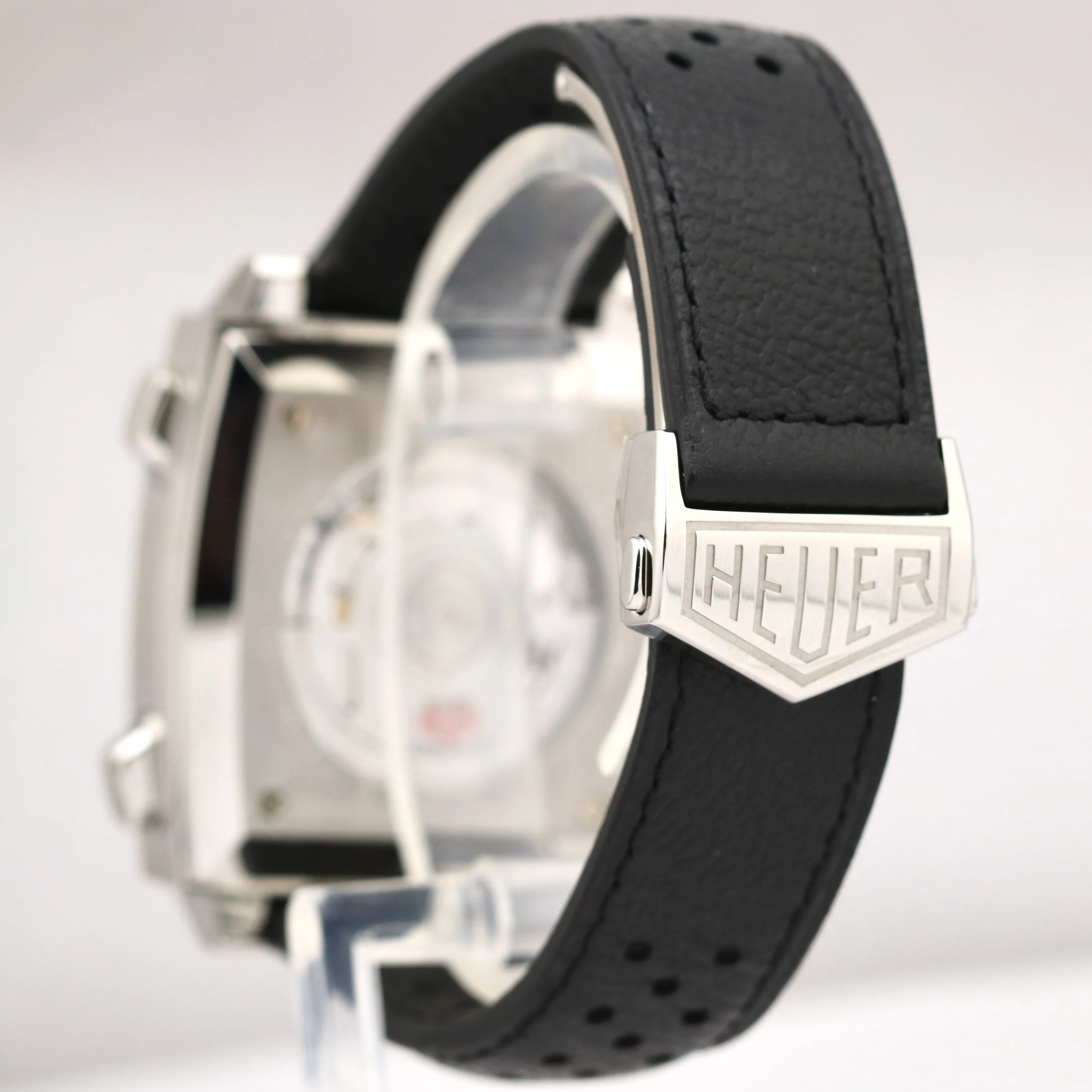 NEW MARCH 2023 Tag Heuer Monaco Steve McQueen 39mm CAW211P PAPERS Watch B P