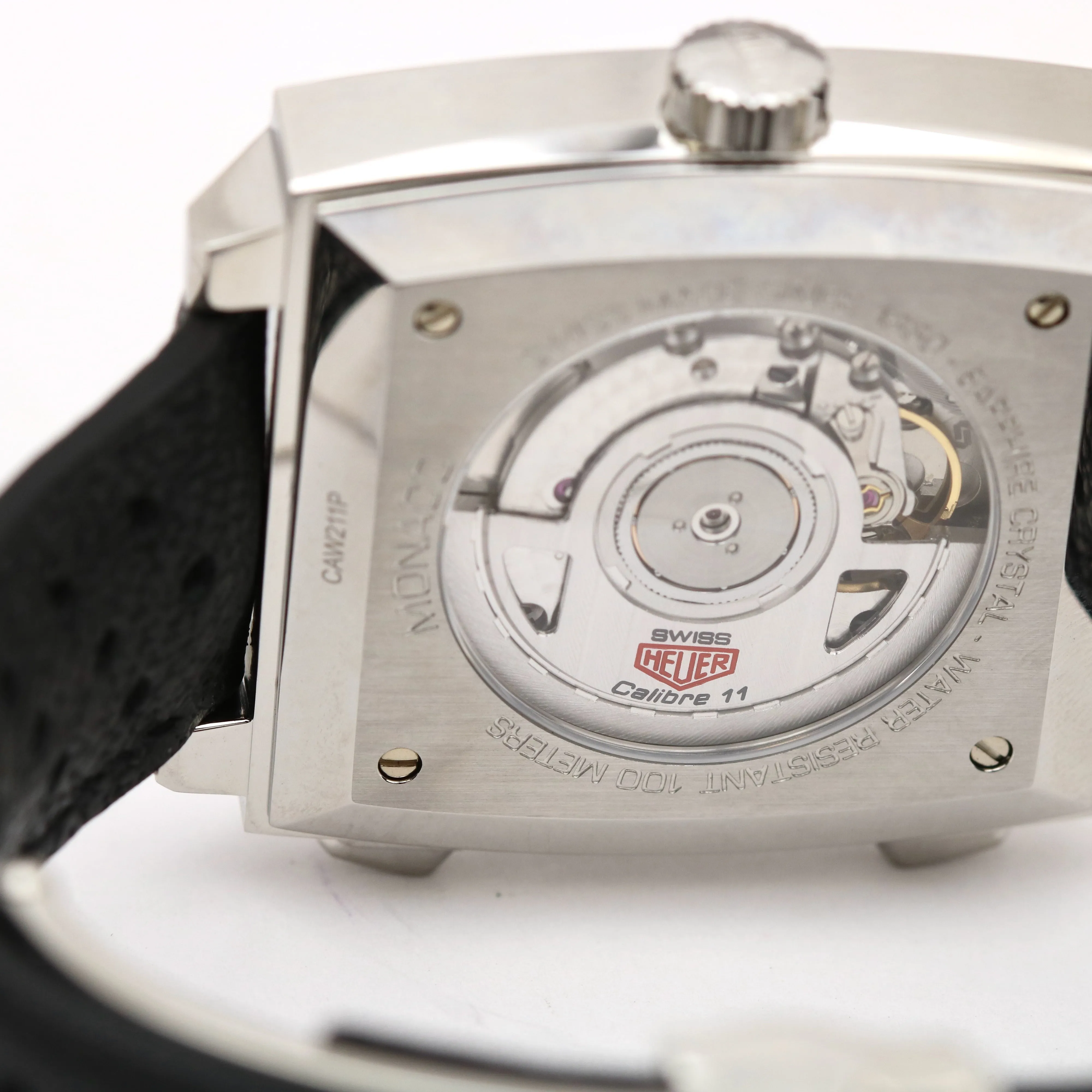 NEW MARCH 2023 Tag Heuer Monaco Steve McQueen 39mm CAW211P PAPERS Watch B P