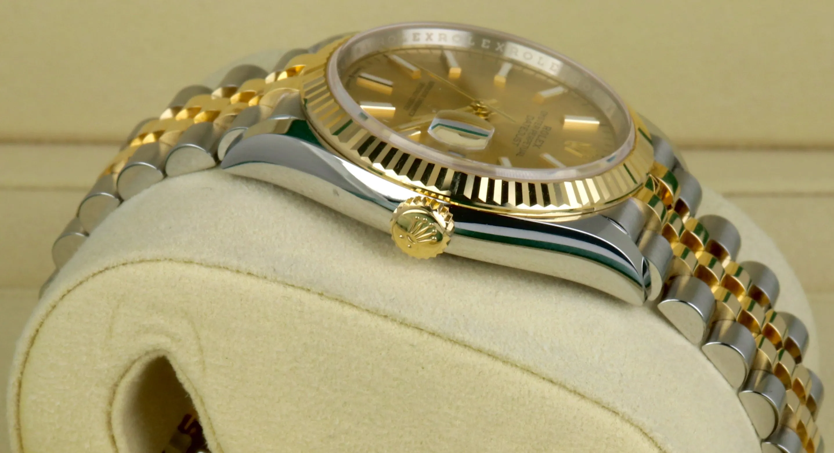 NEW NOV 2019 Rolex DateJust 36 Jubilee 126233 Champagne Gold Two-Tone 36mm Watch