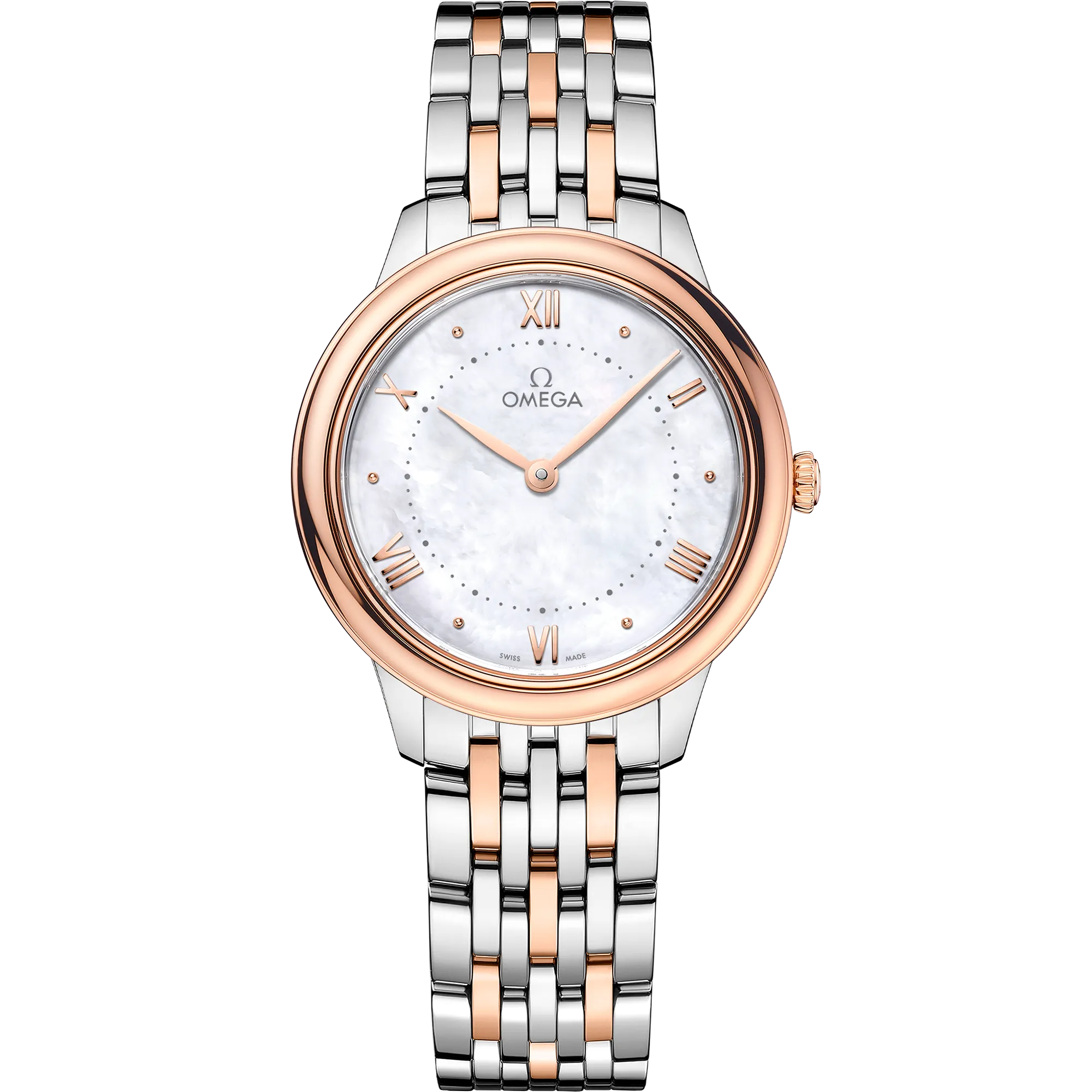 Omega De Ville Prestige 30 mm, steel - Sedna™ gold on steel - Sedna™ gold