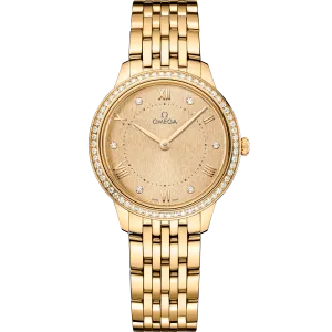 Omega De Ville Prestige 30 mm, yellow gold on yellow gold