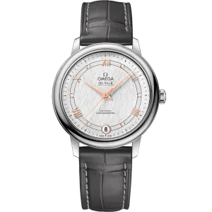 Omega De Ville Prestige 32.7 mm, steel on leather strap