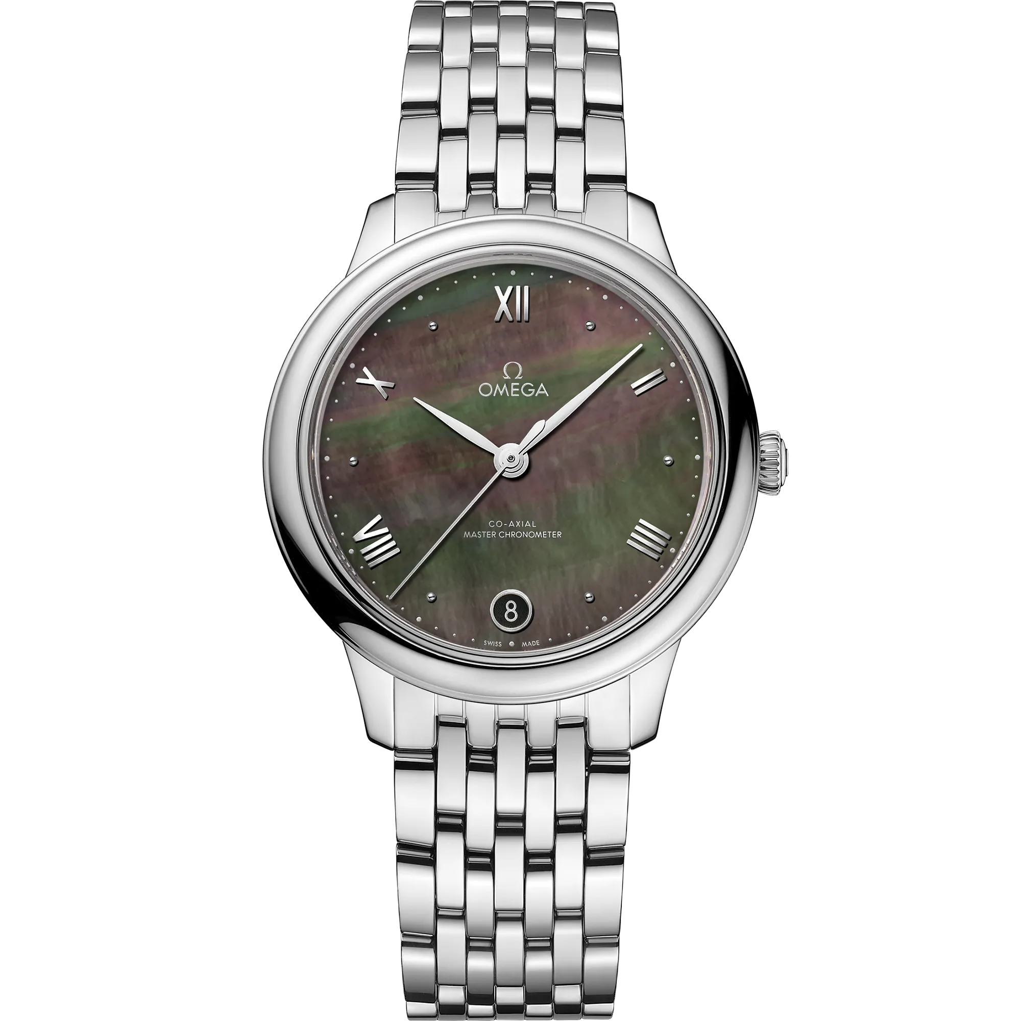 Omega De Ville Prestige 34 mm, steel on steel