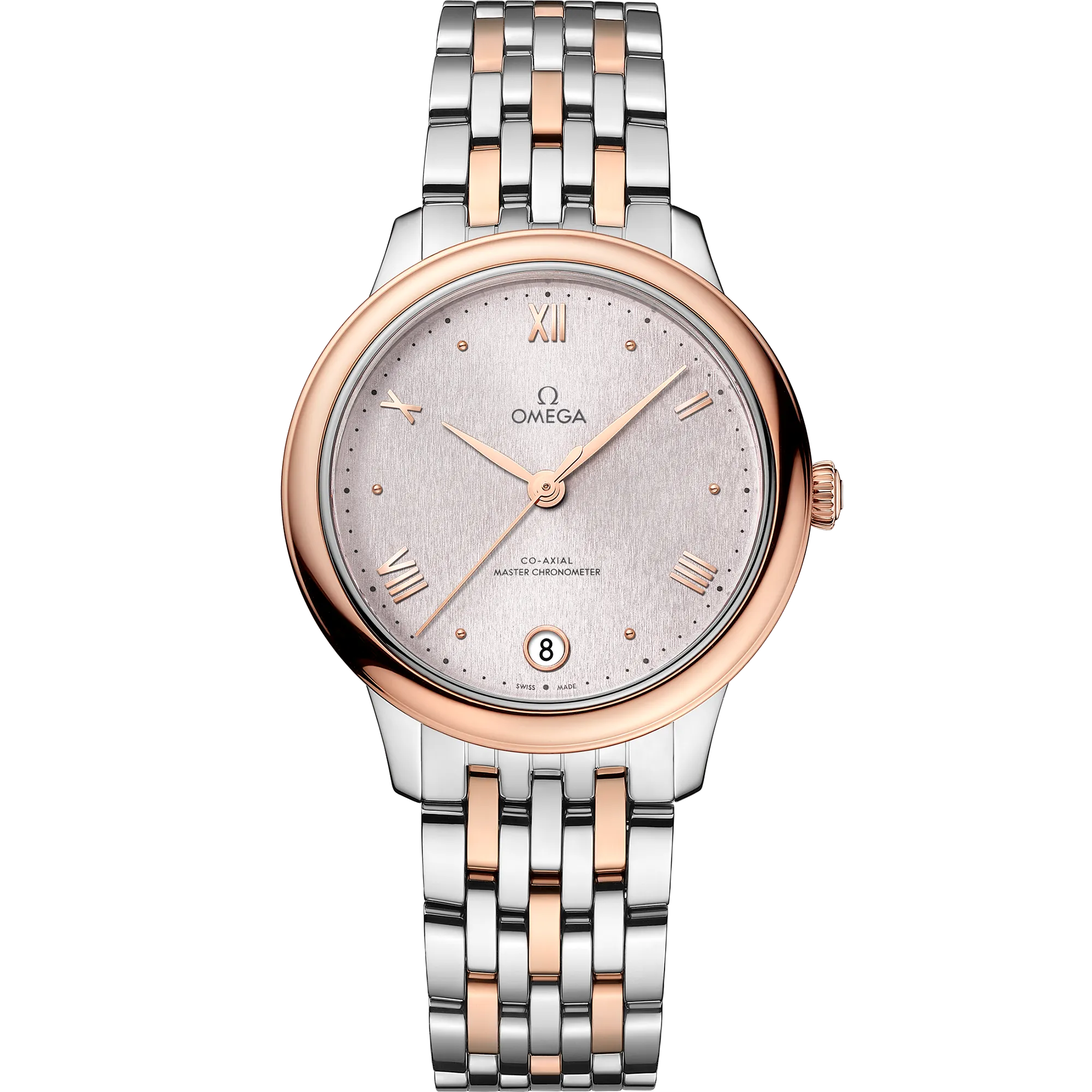 Omega De Ville Prestige 34 mm, steel - Sedna™ gold on steel - Sedna™ gold