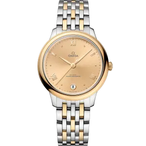 Omega De Ville Prestige 34 mm, steel - yellow gold on steel - yellow gold