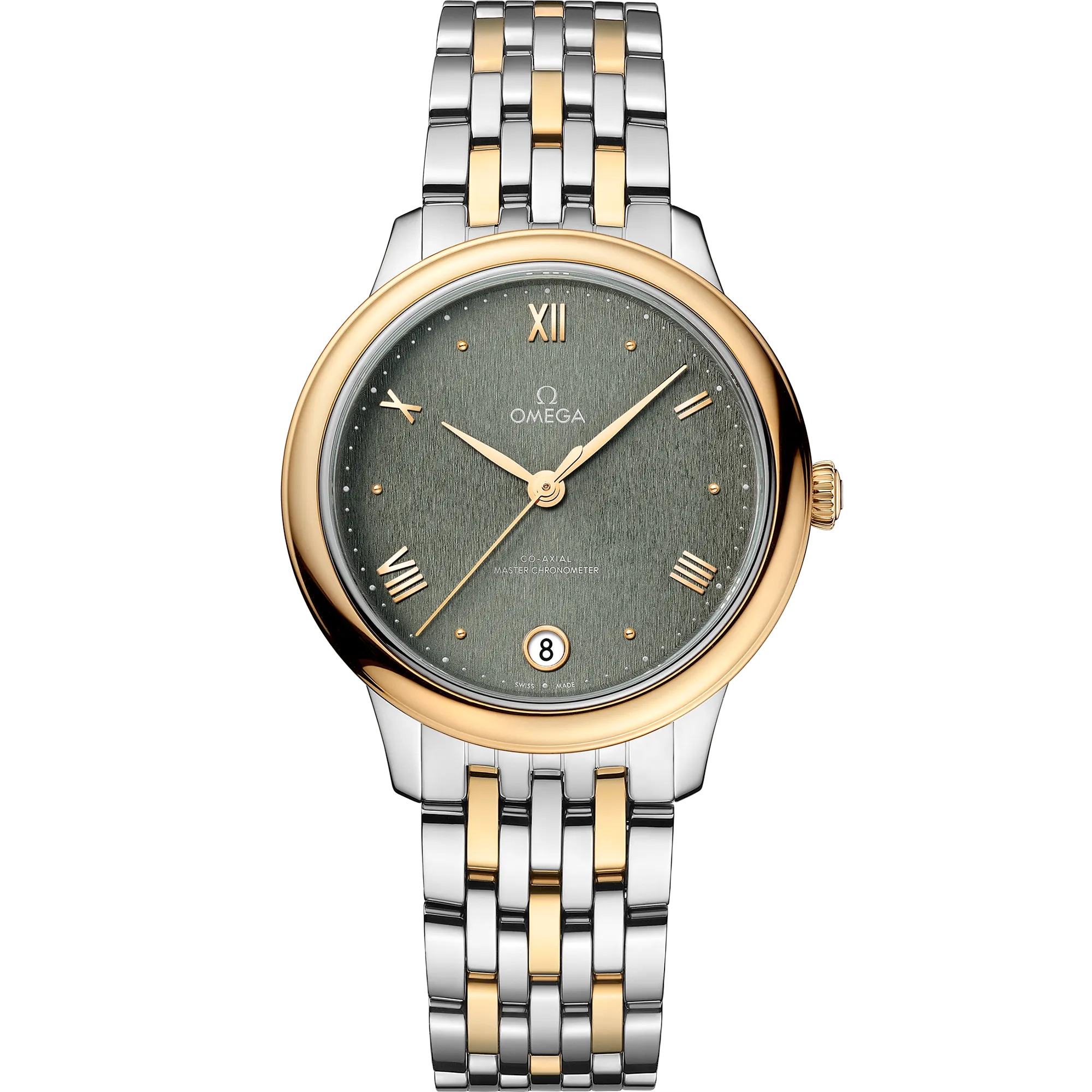 Omega De Ville Prestige 34 mm, steel - yellow gold on steel - yellow gold