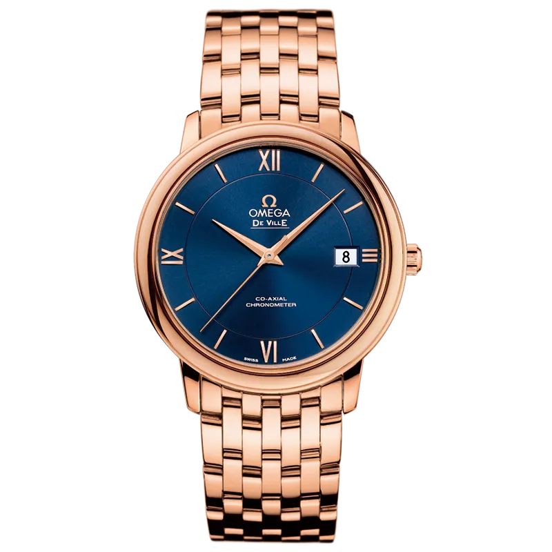 Omega De Ville Prestige 36.8 mm, red gold on red gold