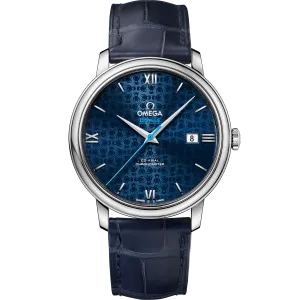 Omega De Ville Prestige 39.5 mm, steel on leather strap