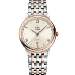 Omega De Ville Prestige 39.5 mm, steel - red gold on steel - red gold