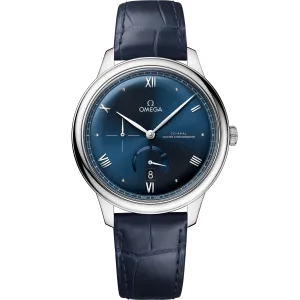 Omega De Ville Prestige 41 mm, steel on leather strap