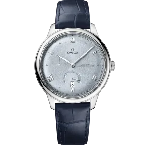 Omega De Ville Prestige 41 mm, steel on leather strap