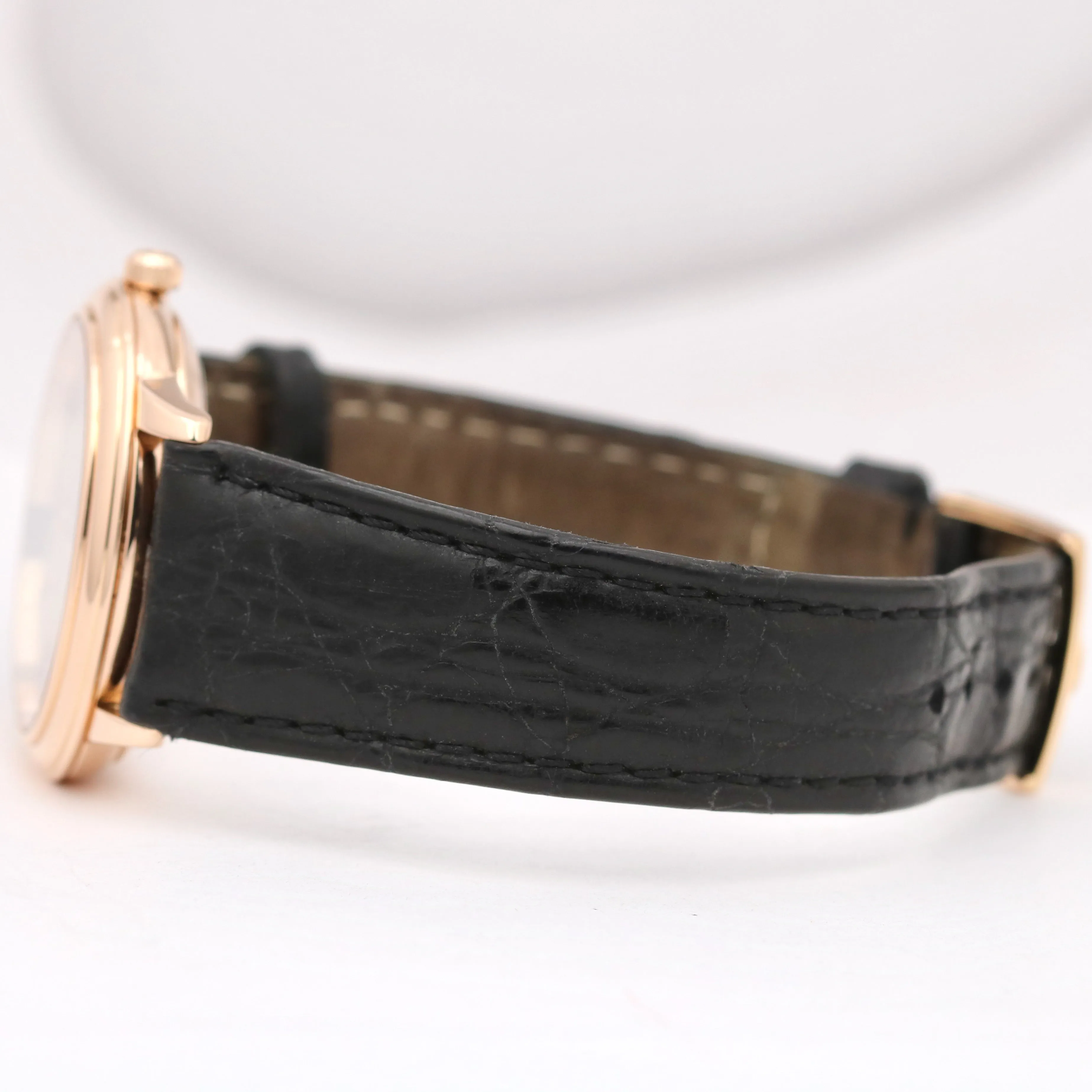 Omega De Ville Prestige LIMITED 18K Rose Gold Black 34.7mm Automatic 4601.54