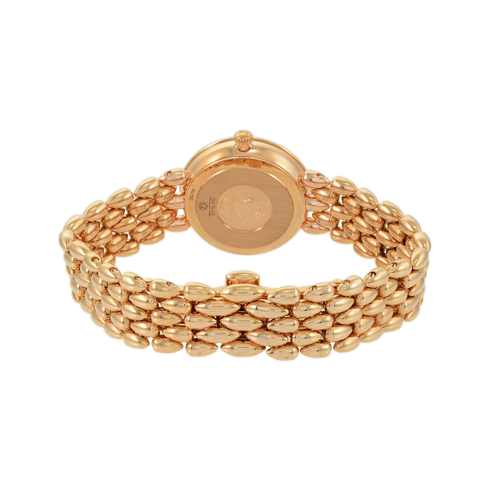 Omega De Ville Prestige Reference 424.55.27.60.55.004 18K Red Gold MOP and Diamonds
