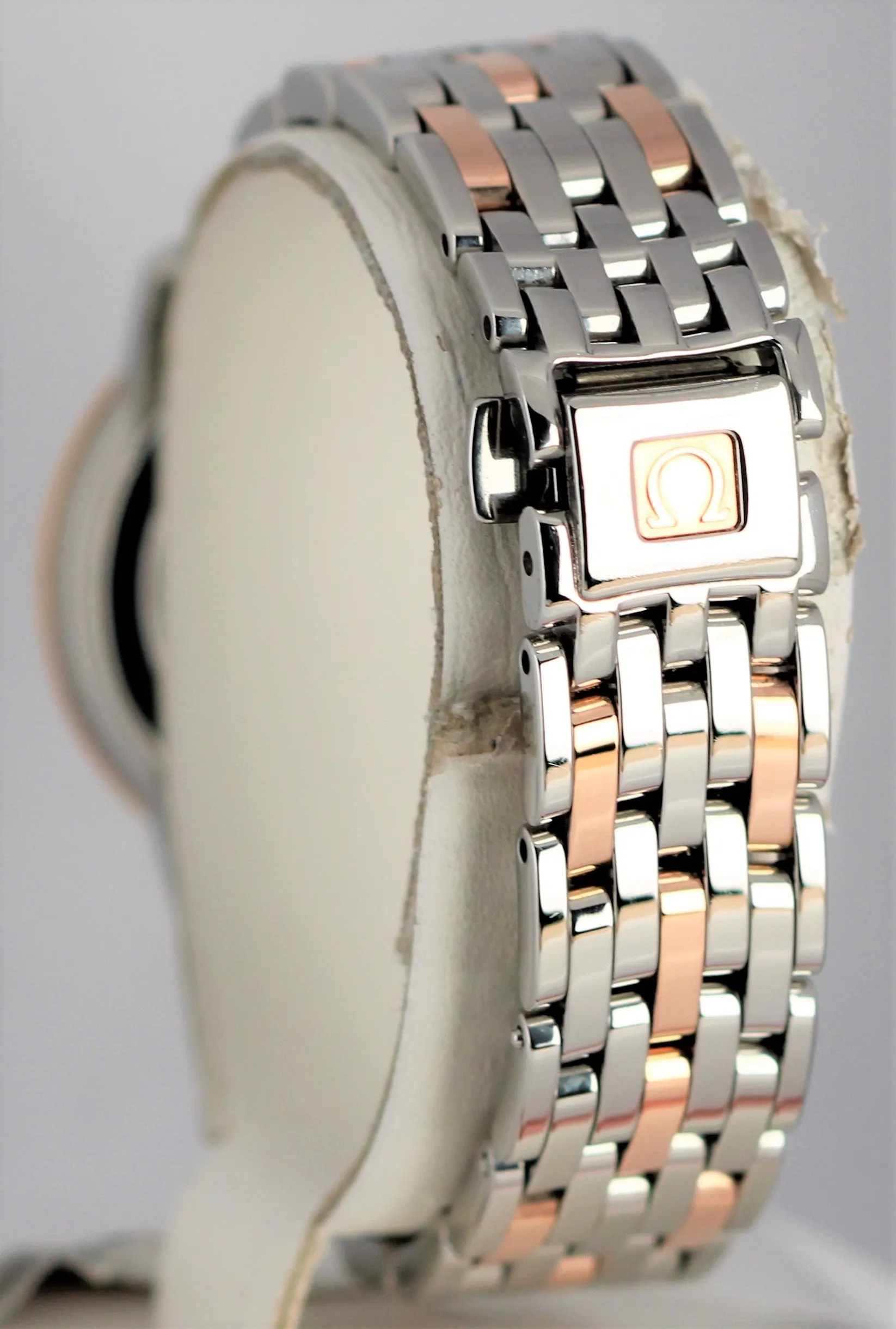 Omega De Ville Prestige Two-Tone Mother of Pearl 27mm 424.20.27.60.05.002 Watch