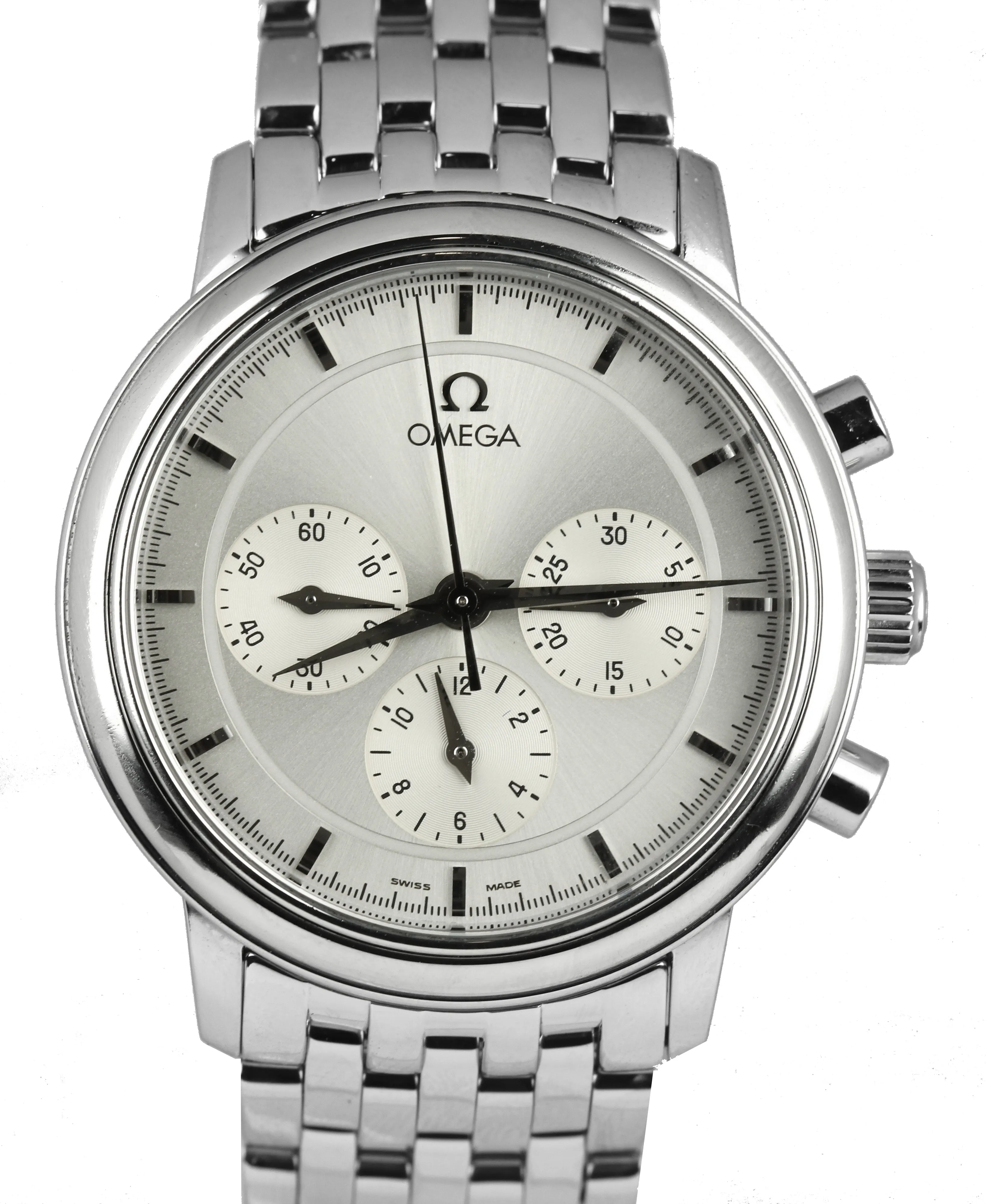 Omega De Ville Silver Co-Axial Chronograph 4540.31 35mm Stainless Steel Watch