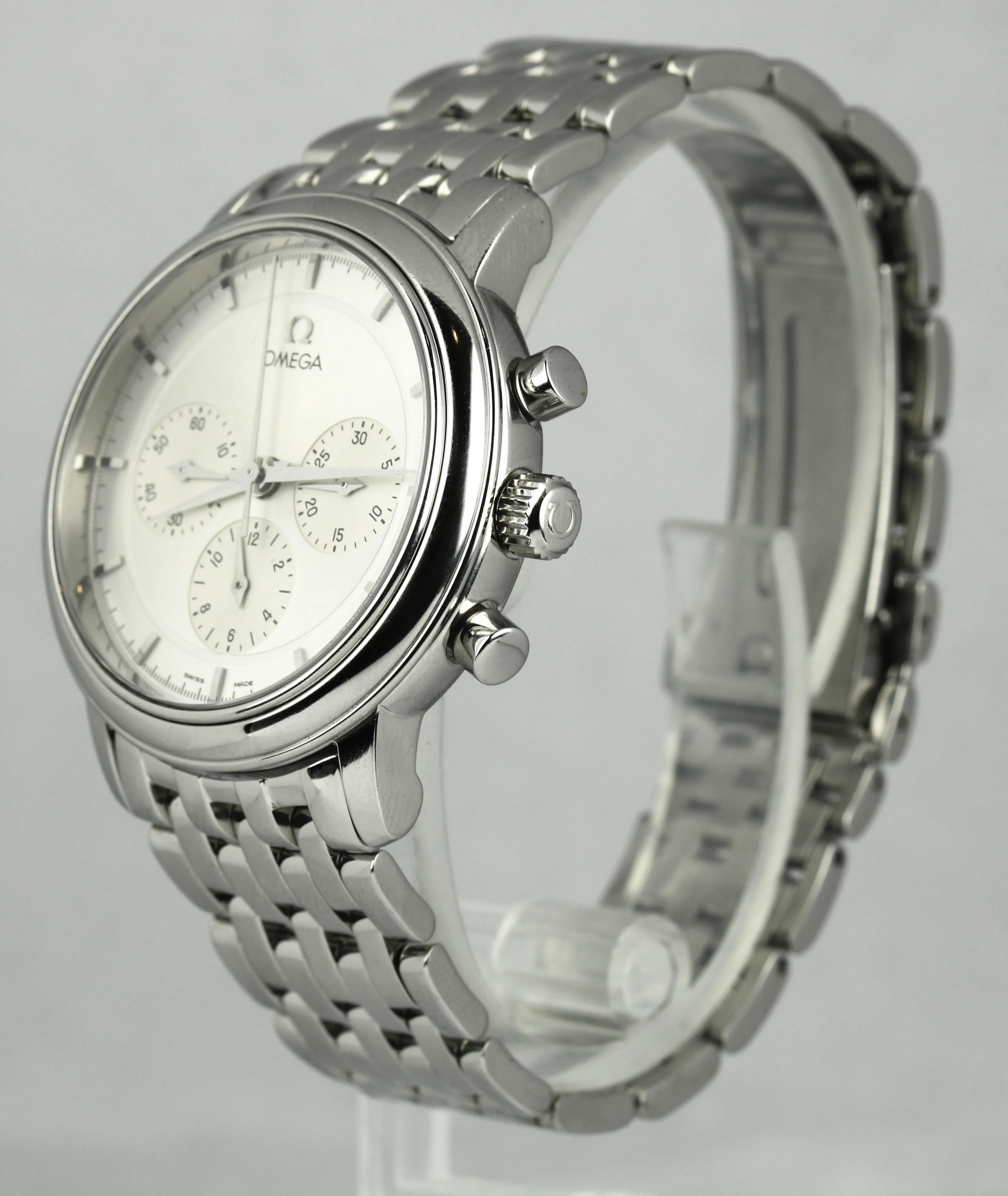 Omega De Ville Silver Co-Axial Chronograph 4540.31 35mm Stainless Steel Watch