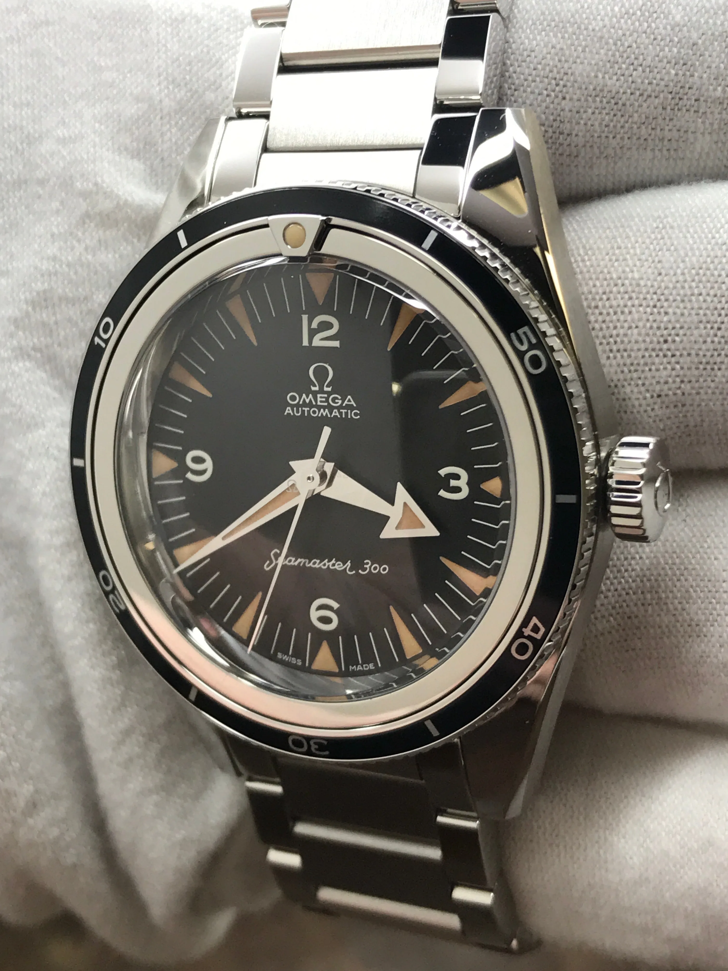 Omega Seamaster 300m 1957 Trilogy 234.10.39.20.01.001 Black Dial Automatic Men's Watch