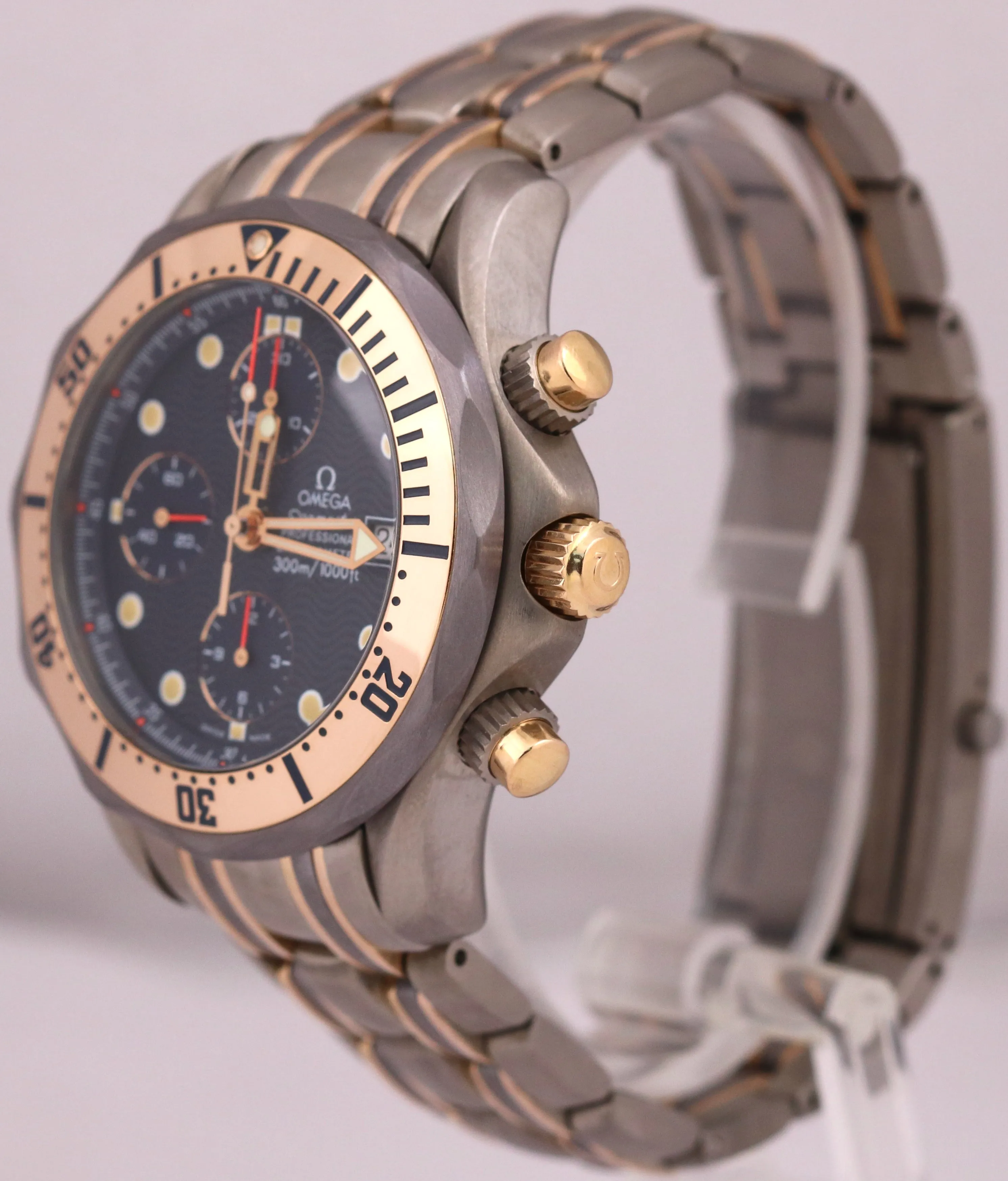 Omega Seamaster Chronograph 41.5mm TITANIUM 18K Rose Gold Automatic 2297.80