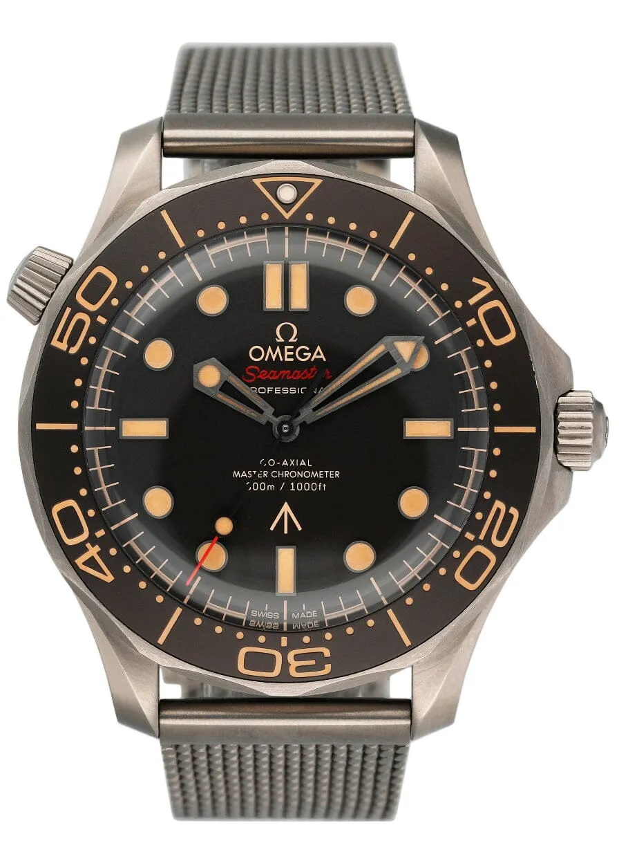 Omega Seamaster Diver 300 M Co-Axial "007 Edition" Mens Watch Box Papers