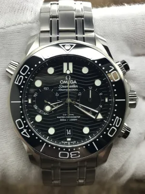Omega Seamaster Diver 300M 210.30.44.51.01.001 Black Dial Automatic Men's Watch