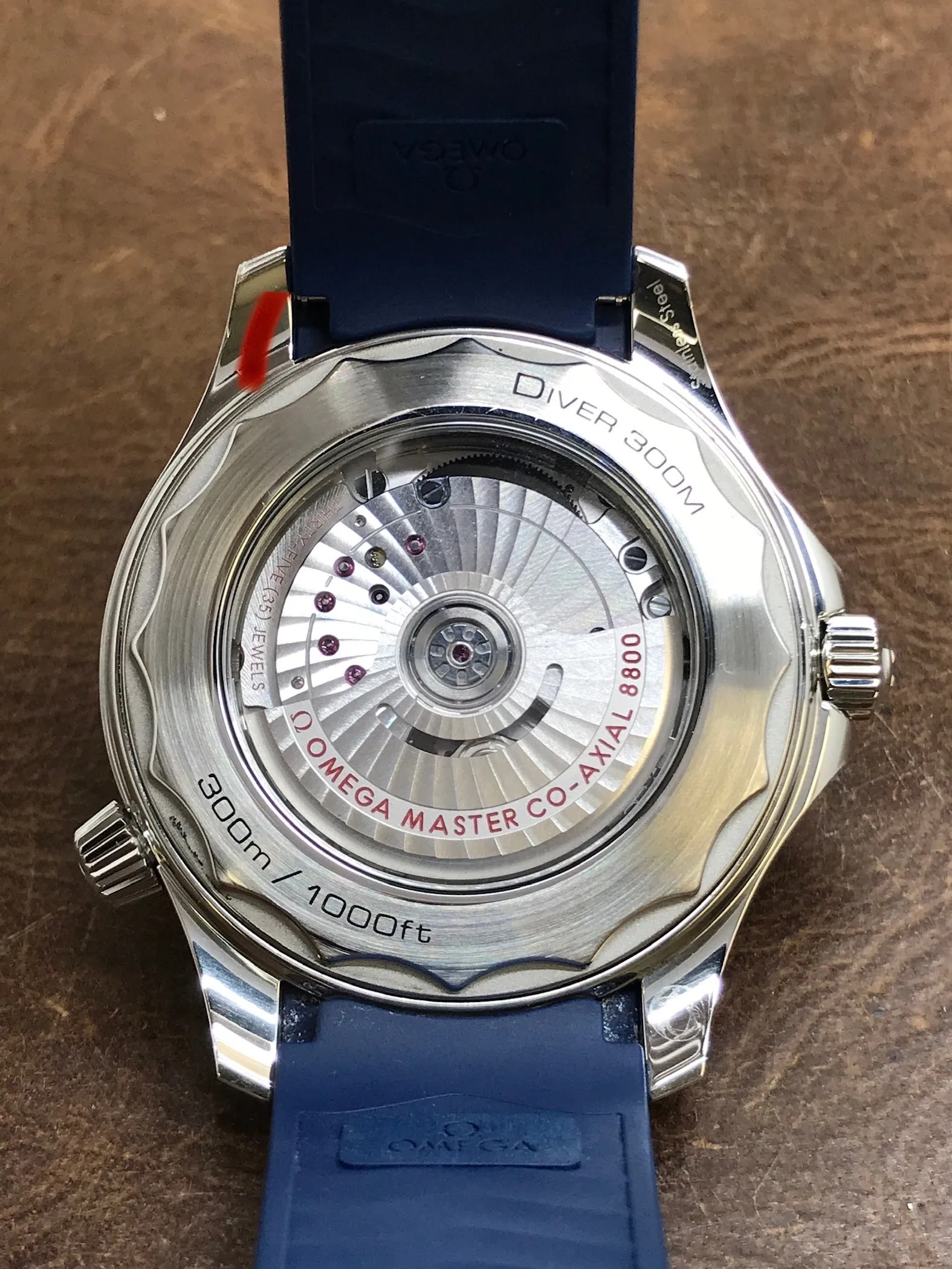 Omega Seamaster Diver 300M 210.32.42.20.03.001 Blue Dial Automatic Men's Watch