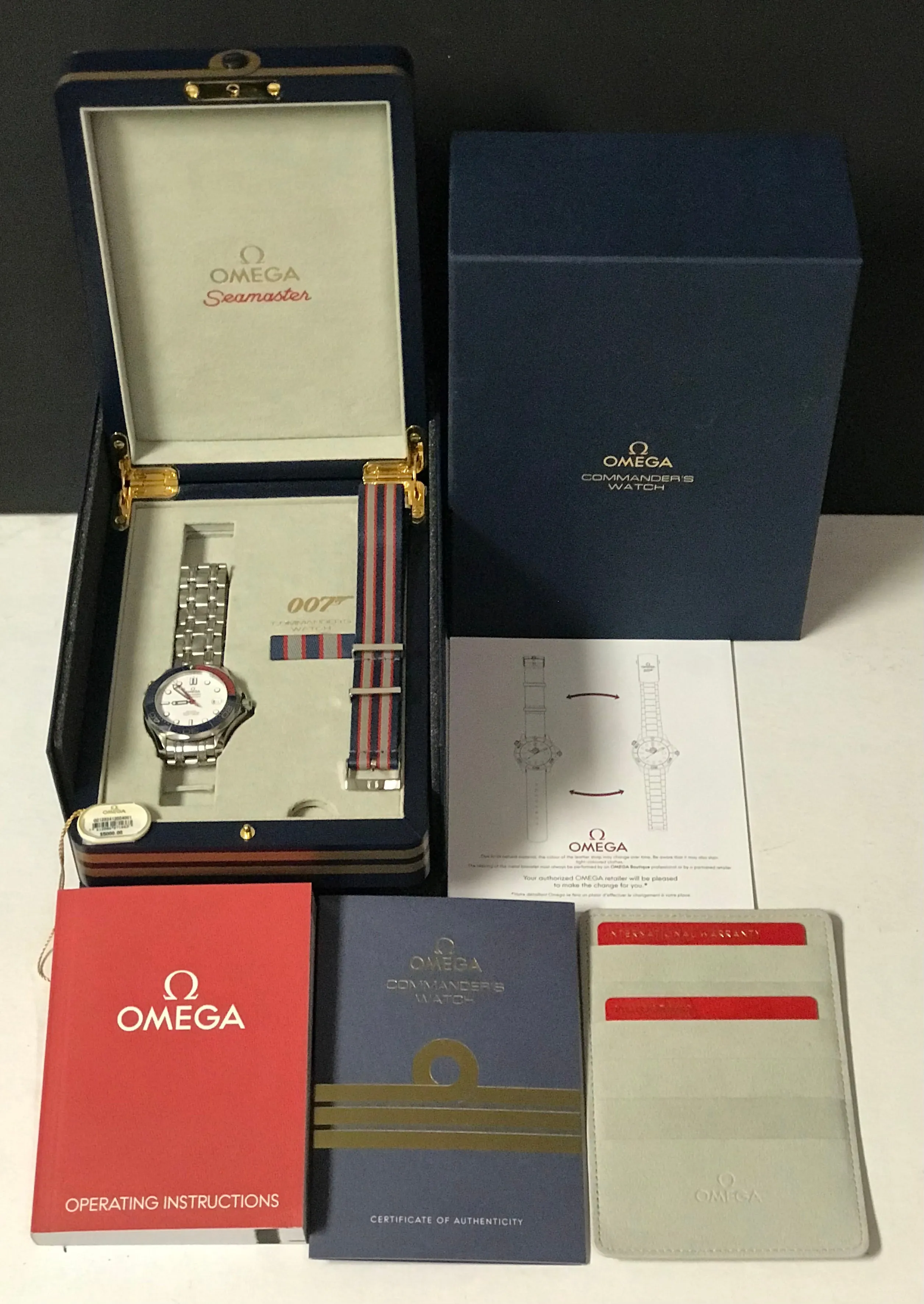 Omega Seamaster Diver 300M 212.32.41.20.04.001 White Dial Automatic Men's Watch