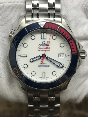 Omega Seamaster Diver 300M 212.32.41.20.04.001 White Dial Automatic Men's Watch