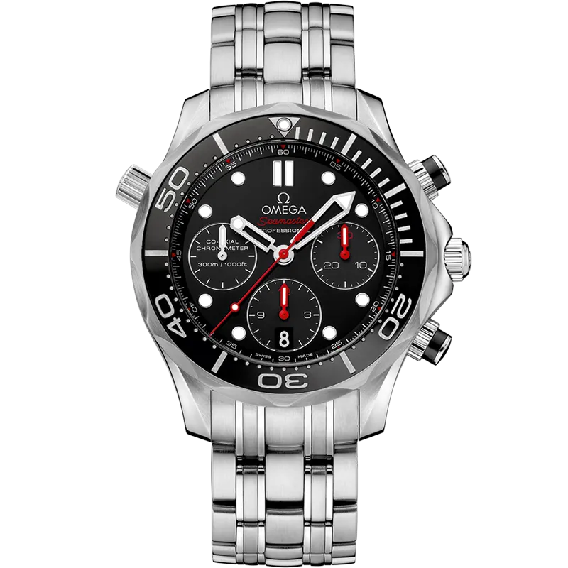 Omega Seamaster Diver 300M 44 mm, steel on steel