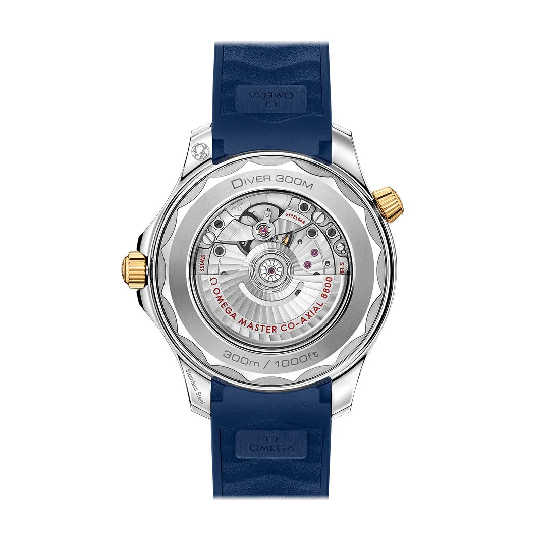OMEGA Seamaster Diver 300m Co-Axial Master Chronometer 42mm with Rubber Strap