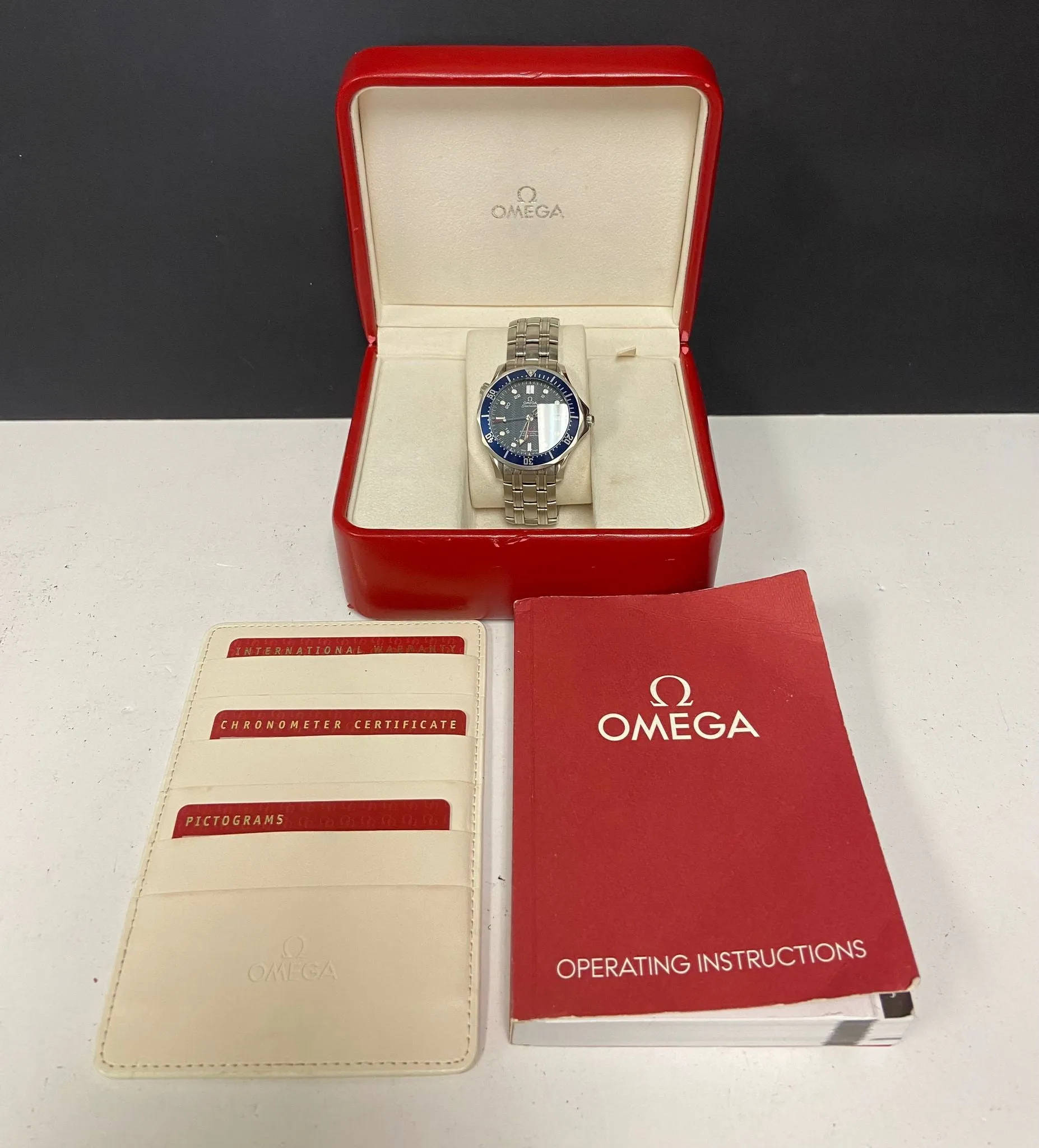 Omega Seamaster Diver 300M GMT 41mm 2535.80.00 Blue Dial Automatic Men's Watch