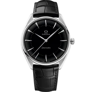 Omega Seamaster Olympic Official Timekeeper 39.5 mm, platinum on leather strap