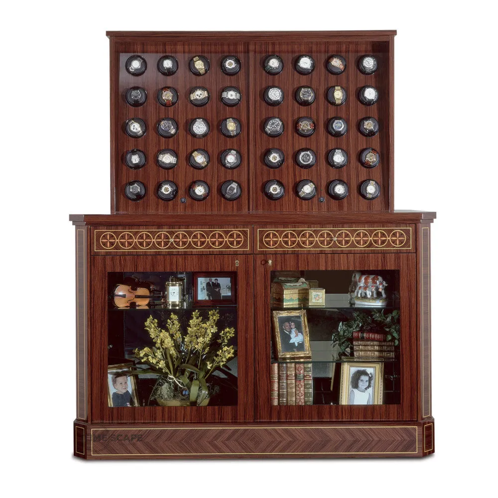 Orbita Bergamo 40-Unit Watch Winder In Rosewood