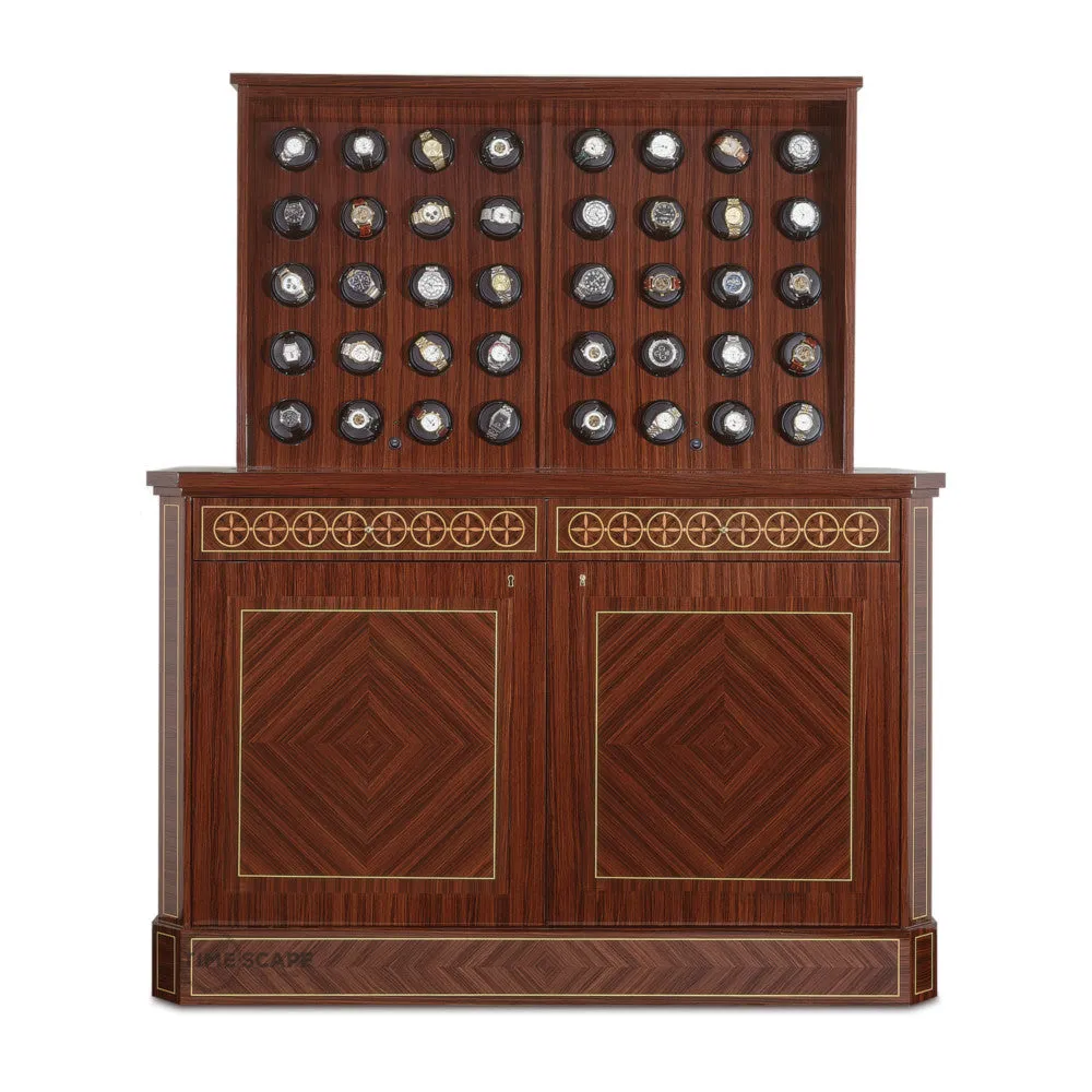 Orbita Bergamo 40-Unit Watch Winder In Rosewood