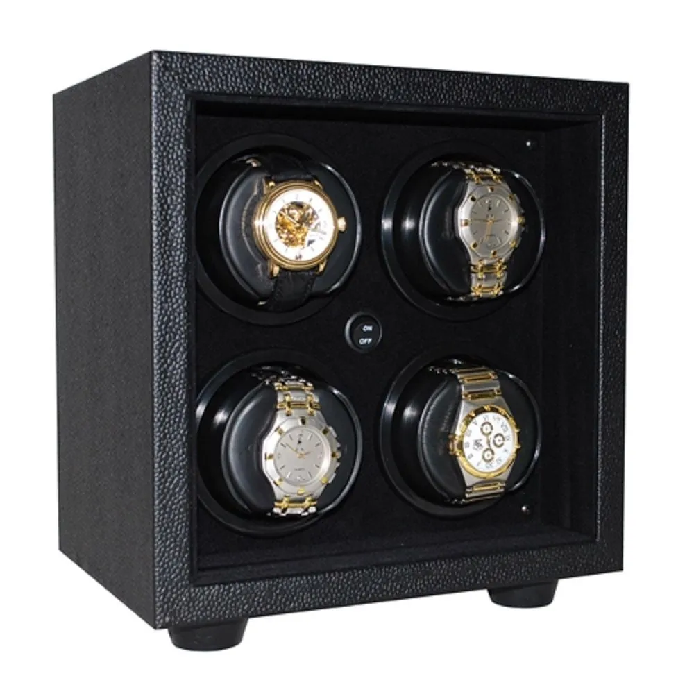 Orbita Insafe 4-Unit Watch Winder In Black