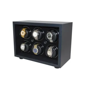 Orbita Insafe 6-Unit Watch Winder In Black