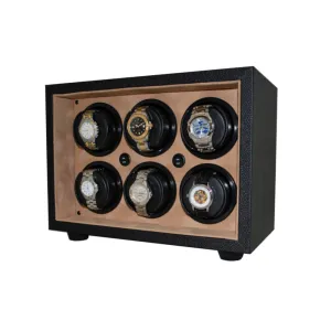 Orbita Insafe 6-Unit Watch Winder In Tan