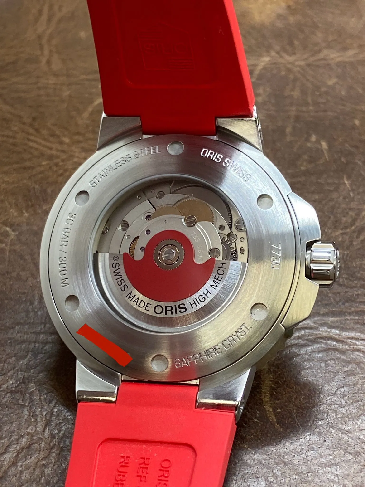 Oris Aquis Date Relief 01 733 7730 4153  Grey Dial Automatic Men's Watch