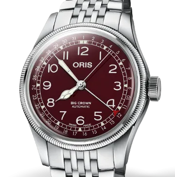 Oris Big Crown Pointer Date Watch with Red Dial, 40mm