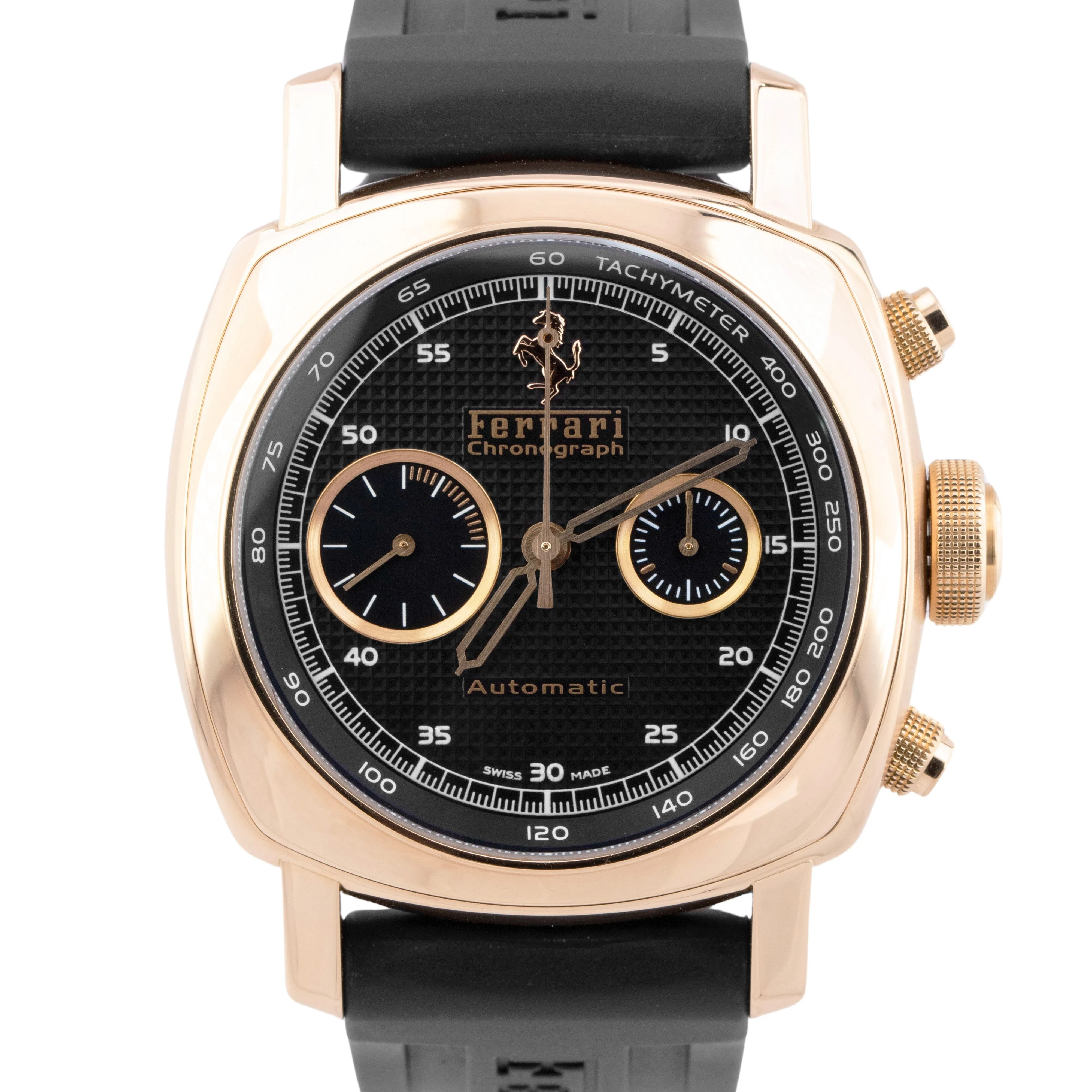 Panerai Ferrari 18K Rose Gold Grand Turismo Chronograph PAPERS 45mm FER00006 B P