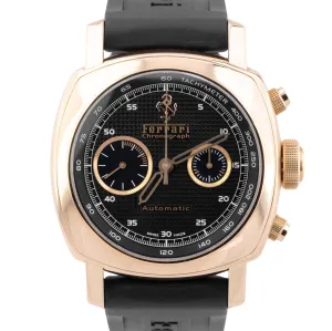 Panerai Ferrari 18K Rose Gold Grand Turismo Chronograph PAPERS 45mm FER00006 B P